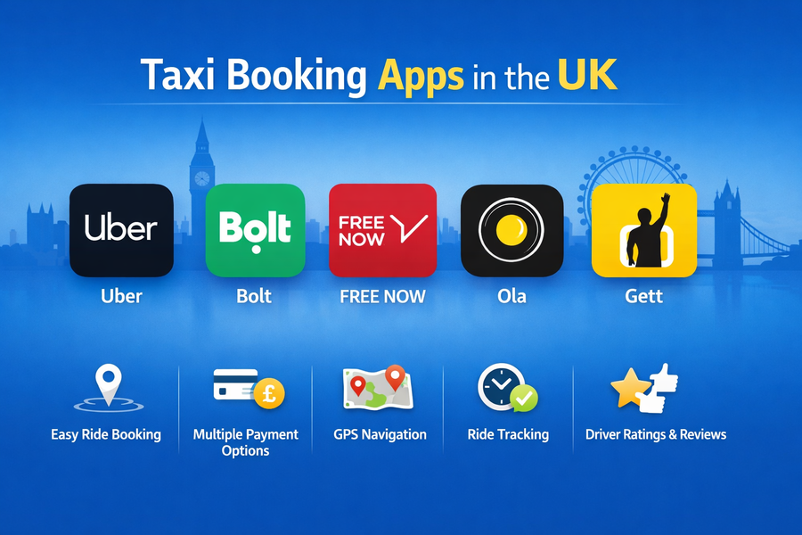 Top 10 Popular Taxi Booking Apps in the UK